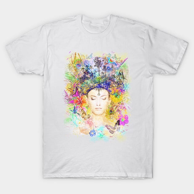 Yoga Meditation T-Shirt, Love, Peace, Nature. Perfect Mother's day gift by Felsenstein T-Shirt by FELSENSTEIN